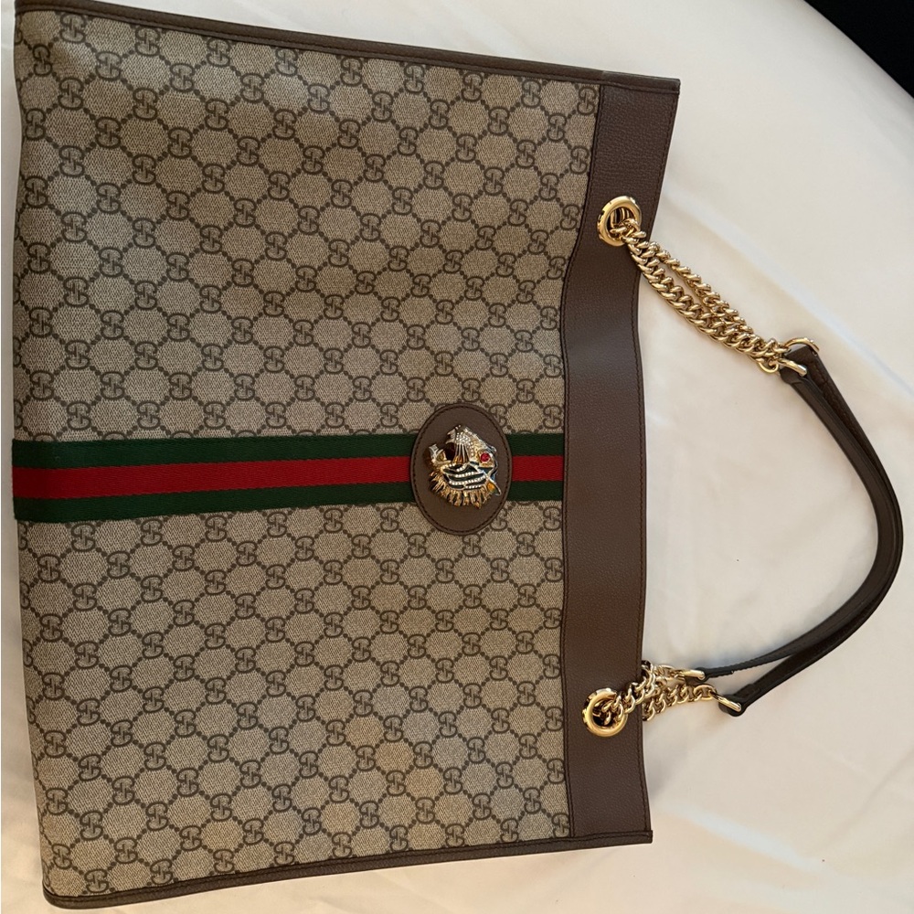Gucci GG Supreme Rajah Large Tote - Picture 2 of 8